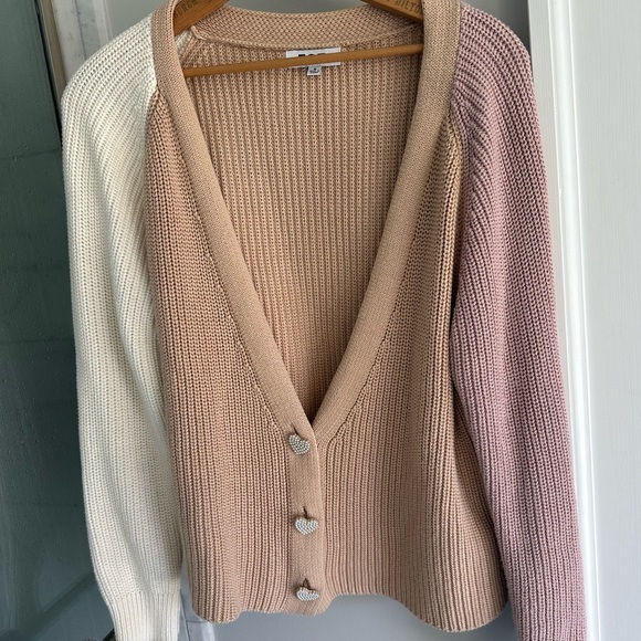 525 America Sweaters - 525 America Heart Button sweater